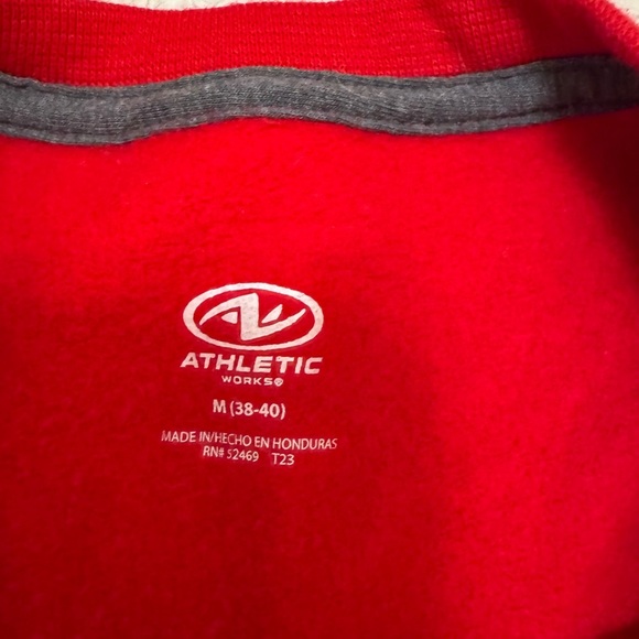 Athletic Works Red Crewneck Sweatshirt - Picture 2 of 3